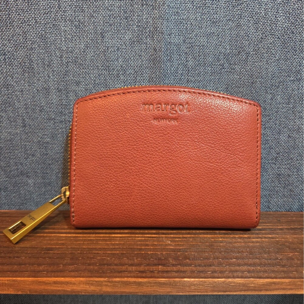 Margot New York Gina Compact Wallet Brandy Leather Boho